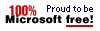 Proud to be 100% Microsoft free!